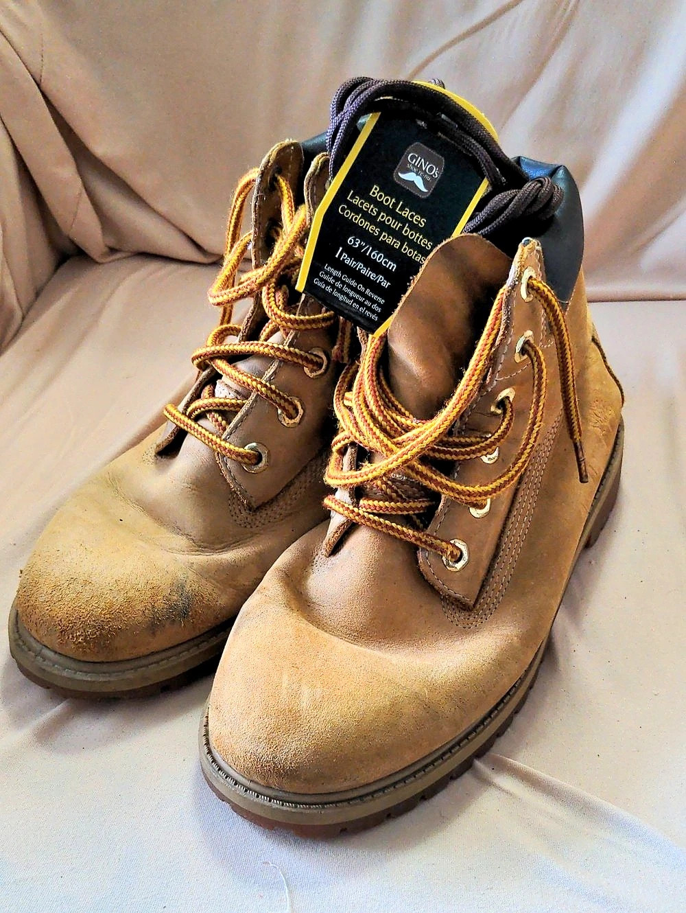 Timberland Junior Premium Waterproof Boot Men's Brown Boots US 5.5